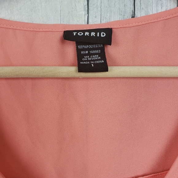 2/$20 Torrid | Sheer Tank Blouse - Picture 6 of 6